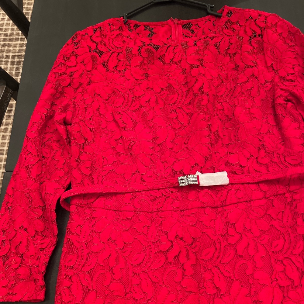 Lauren Ralph Lauren Women's Lace Floral Dress 12 - Picture 4 of 8